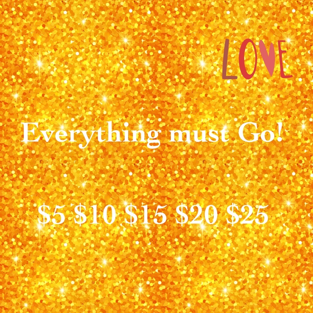 Everything must go! Just make an offer